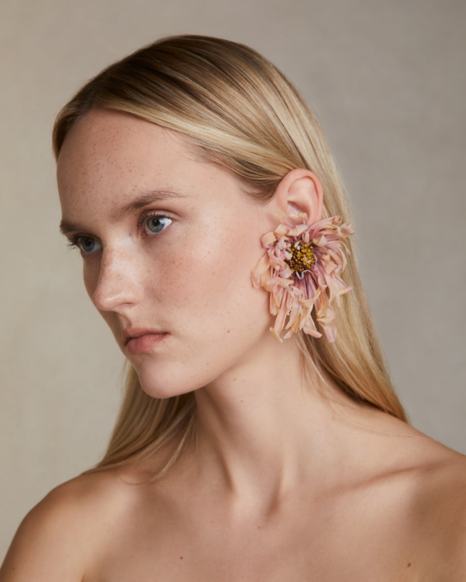 Chrysanthemum Earrings Danielle Frankel