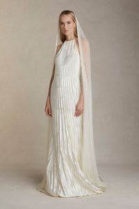 Pleated Tulle Veil