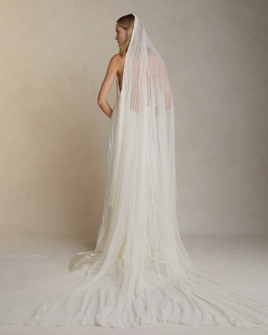 Cathedral Pleated Tulle Veil