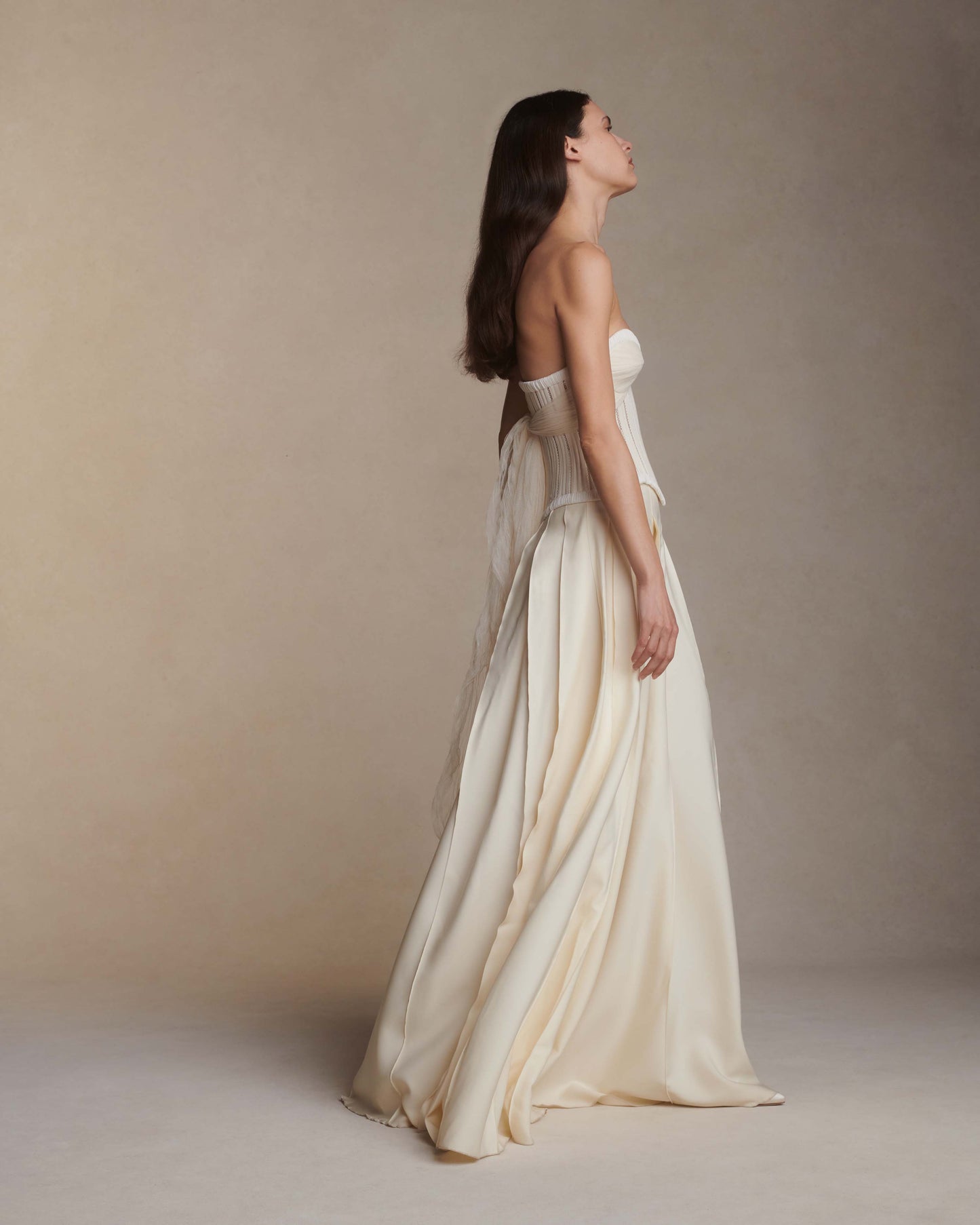 Anika Bustier Cotton Twill