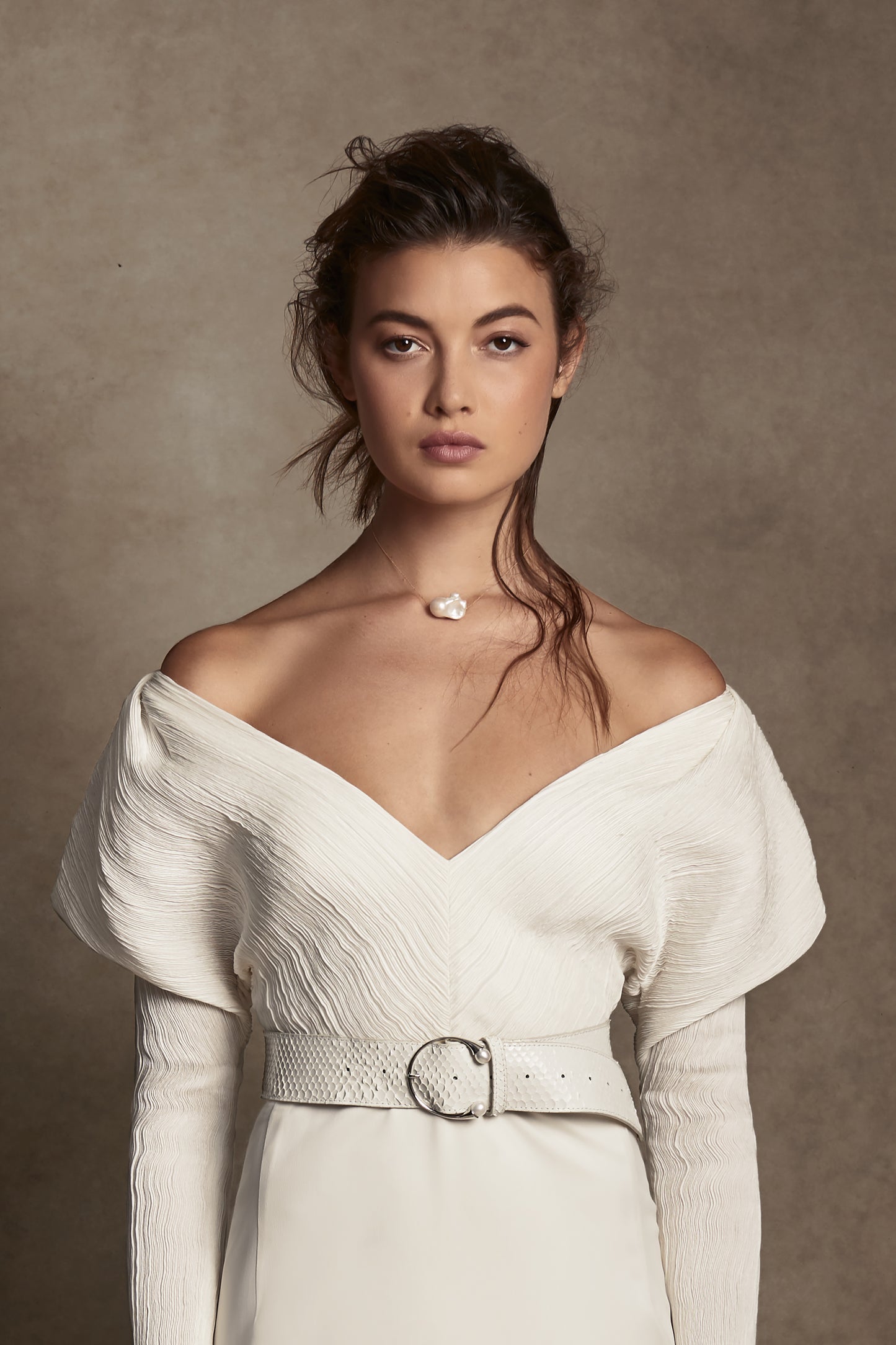 Flaired Baroque Pearl Choker