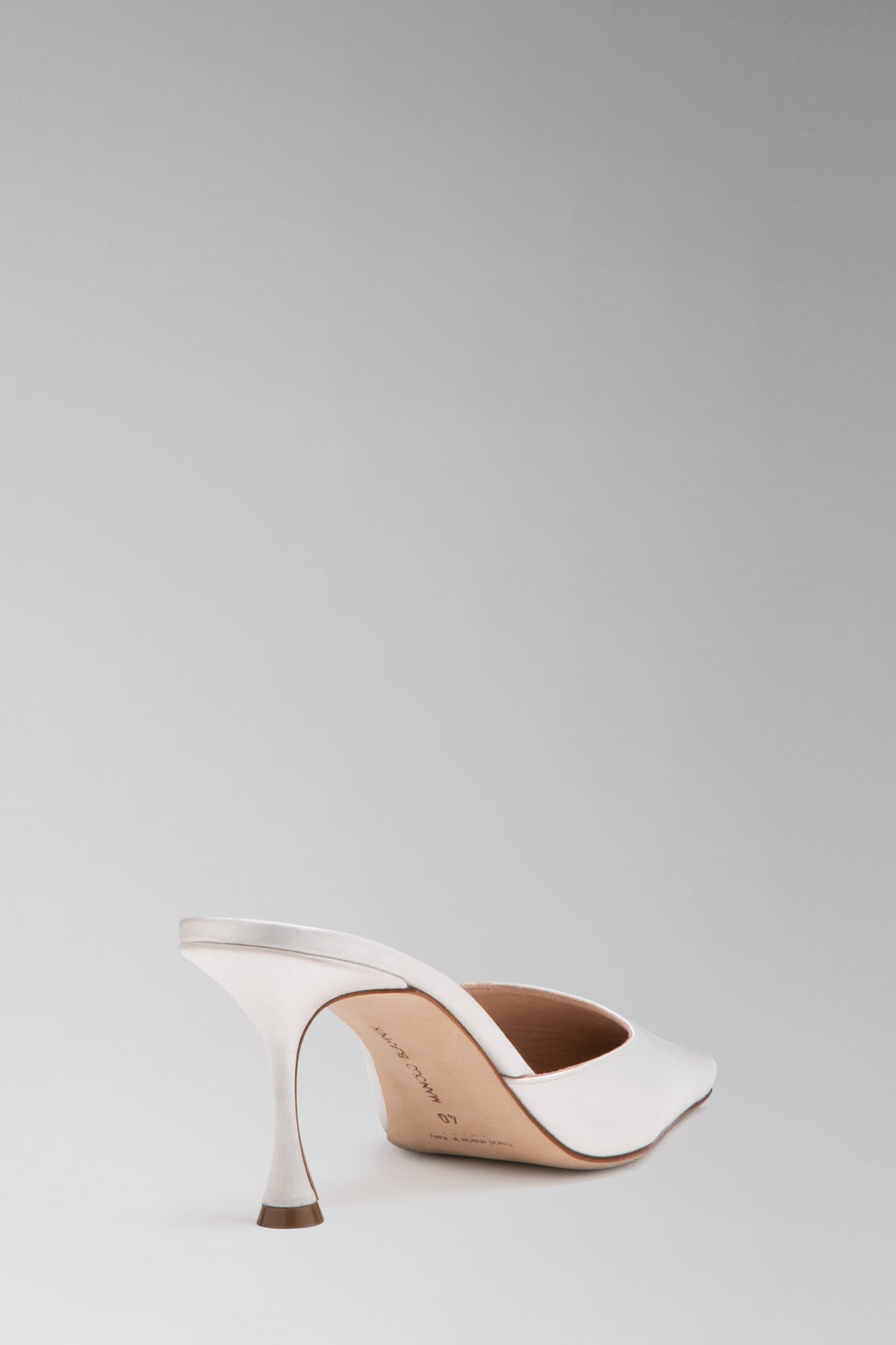 Manolo Blahnik for Danielle FrankelMule square toe pump with 70mm heel