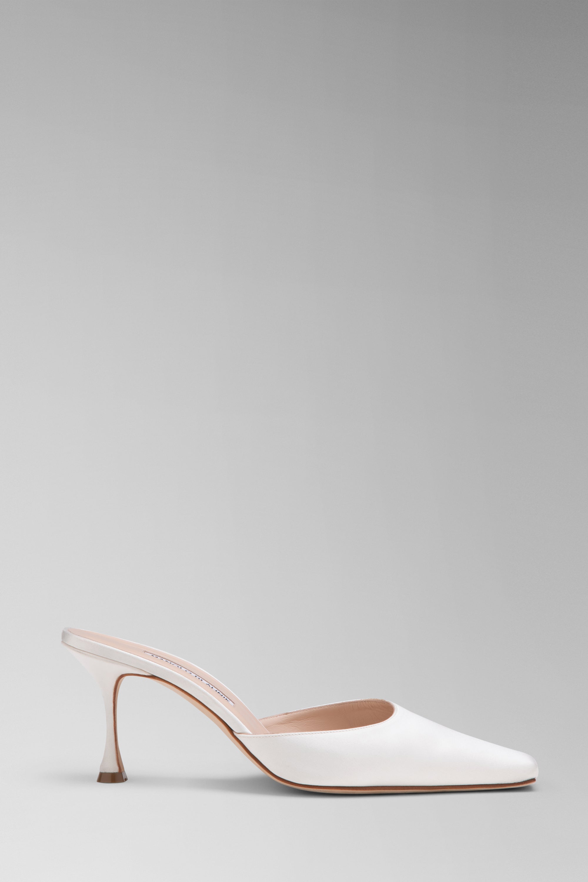 Manolo Blahnik for Danielle FrankelMule square toe pump with 70mm heel