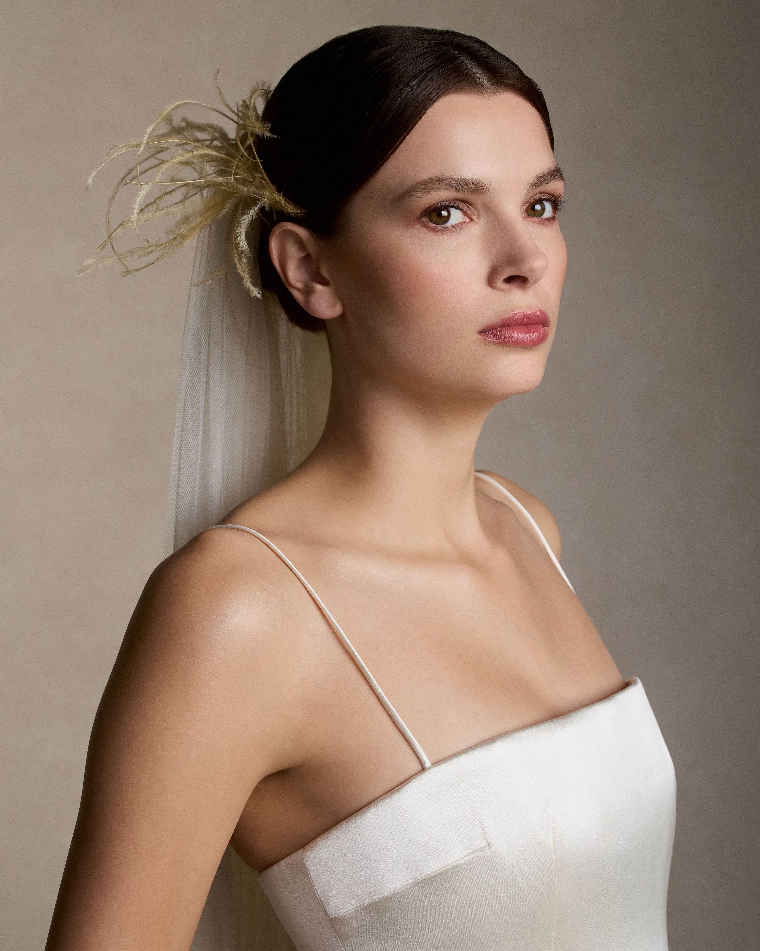 Feather Veil with Blusher - Chapel
