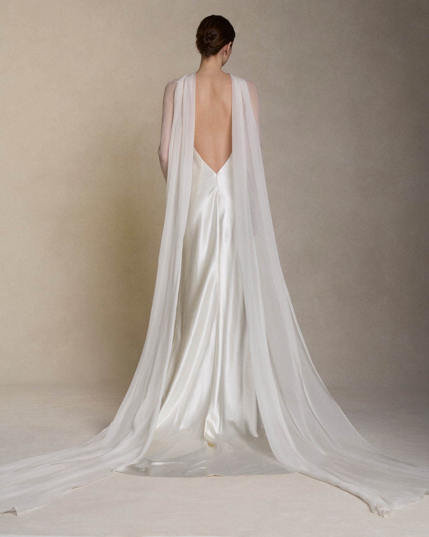 Mari Crinkle Chiffon Sleeves