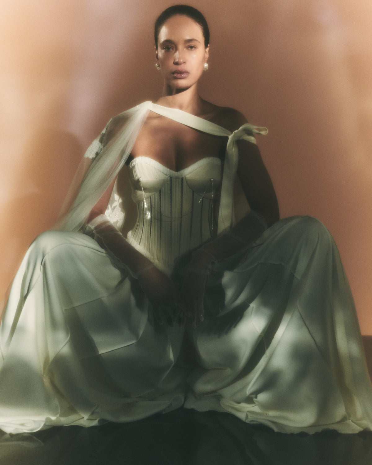 Anika Bustier Cotton Twill – Danielle Frankel